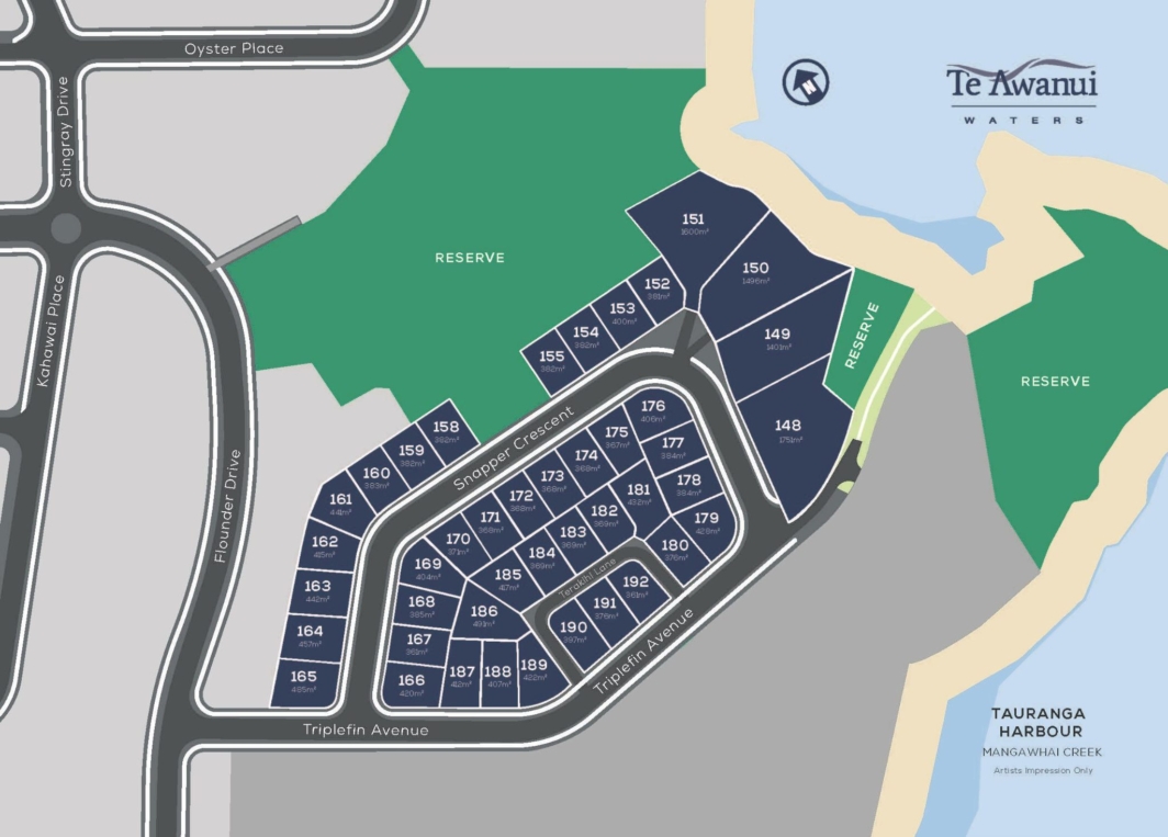 Lot 184 Te Awanui Waters, Omokoroa, Bay of Plenty,